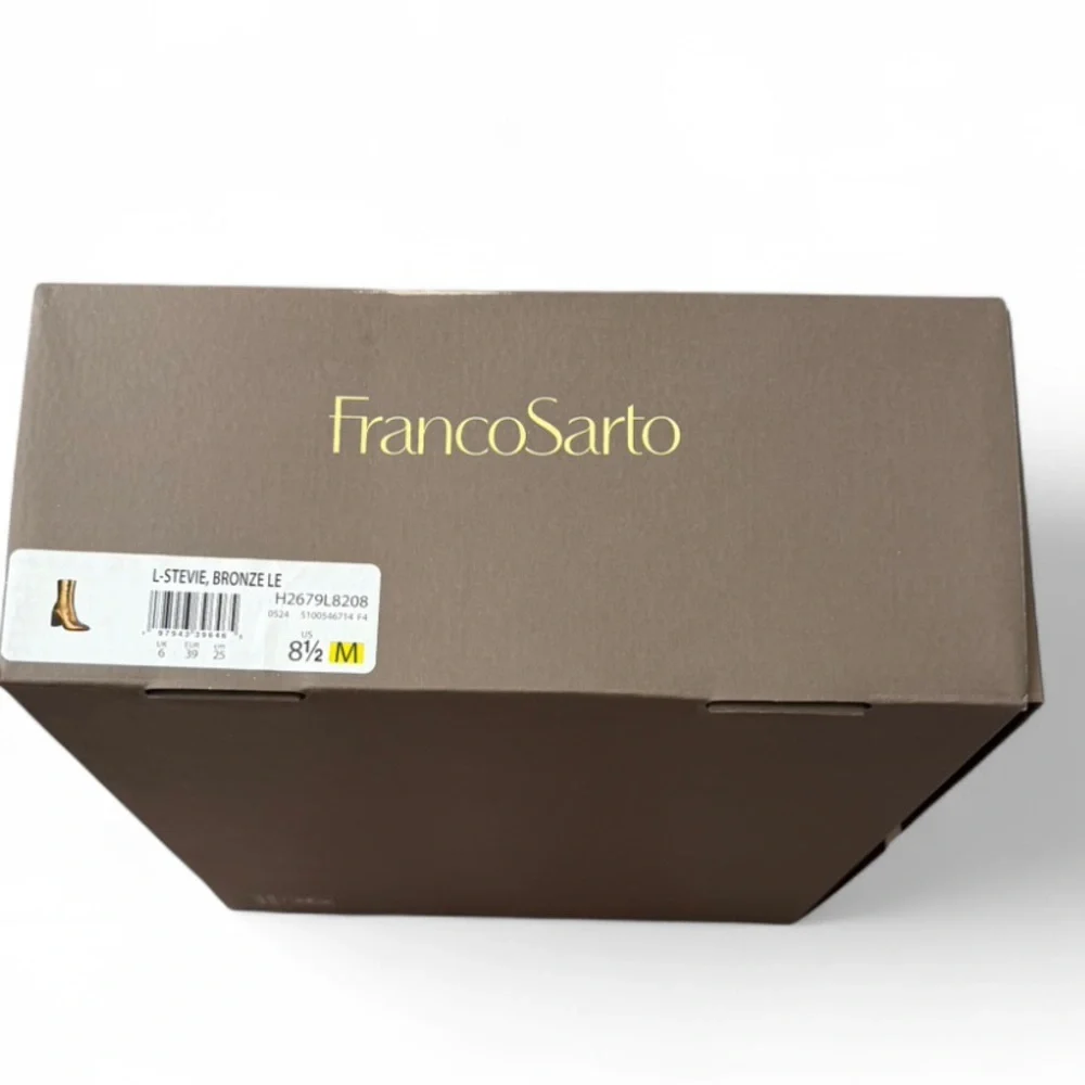 Franco Sarto Bronze Stevie Boots, Women's Size‎ 8.5